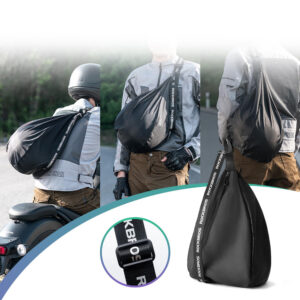 Rockbros H34 Backpack with Helmet Holder - Black - Image 3