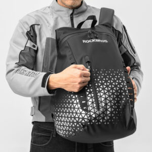 Rockbros H36 Backpack with Helmet Holder 14.5L - Black - Image 2