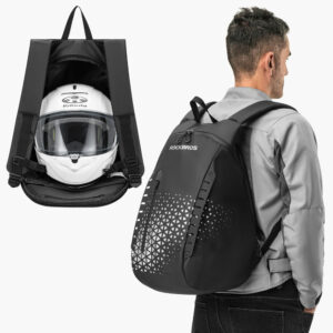 Rockbros H36 Backpack with Helmet Holder 14.5L - Black - Image 4