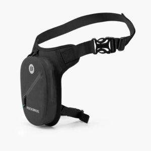 Rockbros AS-081 Motorcycle Thigh or Hip Bag 1L - Black - Image 2