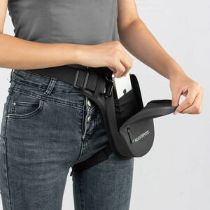 Rockbros AS-081 Motorcycle Thigh or Hip Bag 1L - Black - Image 5