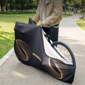 Rockbros D97 Elastic Cover for 24"-29" Electric Gravel Mountain Bikes and 700C Road Bikes - Black - Image 7