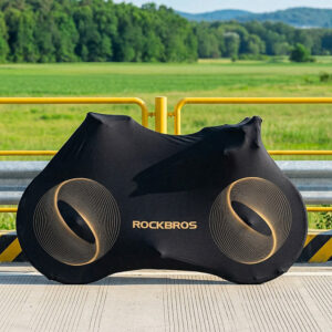 Rockbros D97 Elastic Cover for 24"-29" Electric Gravel Mountain Bikes and 700C Road Bikes - Black - Image 9