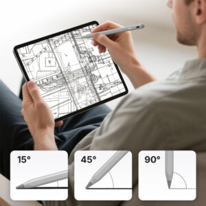 Metapen A8 Active Stylus skirtas Apple iPad USB-C - pilkos spalvos - Image 5