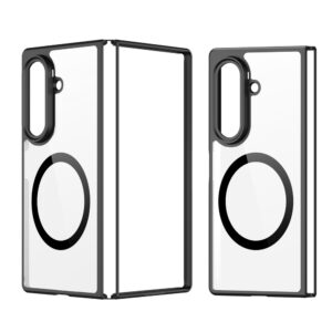 Dux Ducis Aimo Mag dėklas Samsung Galaxy Z Fold 8 Compatible with MagSafe - juodos spalvos - Image 2