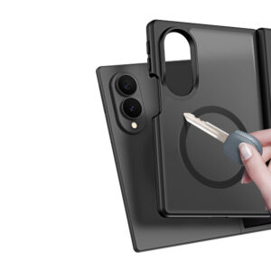 Dux Ducis Yind dėklas Samsung Galaxy Z Fold 8 Wide - juodos spalvos - Image 8