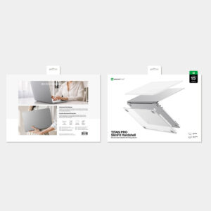 AmazingThing Titan Hardshell dėklas MacBook Air M5 15" - skaidrus - Image 6