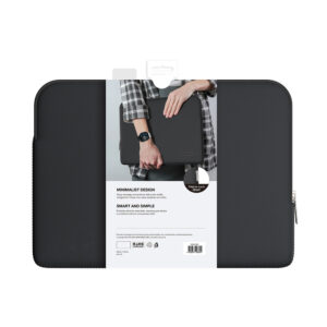 AmazingThing Minimal BasicBag Laptop Bag for MacBook Neo 13" - Black - Image 3