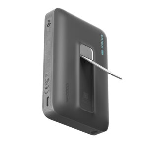 Cuktech WPB100 10000 mAh Qi2 Magnetic Powerbank 30W with Stand - juodos spalvos - Image 3
