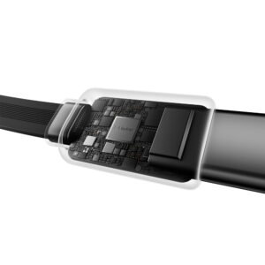 Cuktech CC903P 100W Car Charger with Display and 70cm Retractable USB-C Cable - Gray - Image 7