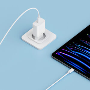 CUKTECH 20W Type-C Charger EU plug baltos spalvos - Image 3