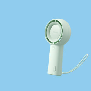 Jisulife rankinis ventiliatorius 5 Plus 4000mAh Mini Blower Portable Fan - žalios spalvos - Image 8