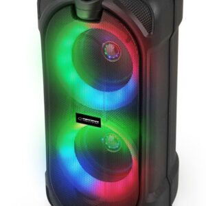 Esperanza EP157 BT FM LED RGB garsiakalbis juodas 10W