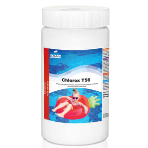 Chlorox T56 granulės 1kg – greita šoko dezinfekcija baseino vandeniui BA0580