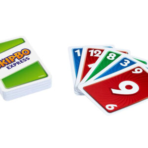 Mattel Skip-Bo Express kortų žaidimas – greitas, strateginis GR0915 - Image 5