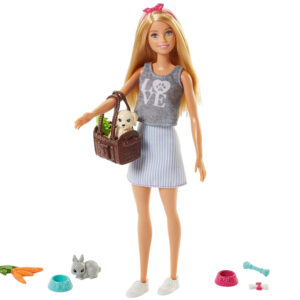 Mattel Barbie lėlių rinkinys su gyvūnais ir priedais ZA6706 - Image 2