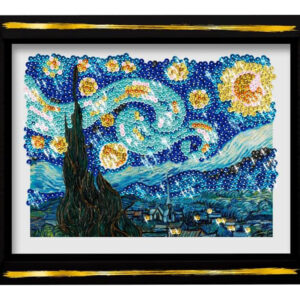 Blizgučių paveikslas La nuit etoilee STARRY NIGHT Siuvinėjimas blizgučiais 1680vnt. ZA6710 - Image 2