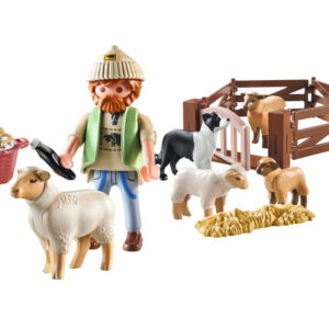 Playmobil 22 dalių kaimo ūkio piemuo + gyvūnai ZA6715 - Image 2