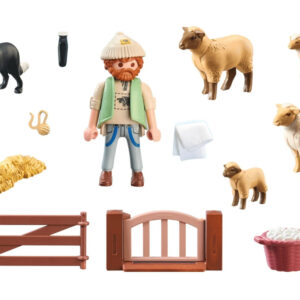 Playmobil 22 dalių kaimo ūkio piemuo + gyvūnai ZA6715 - Image 4