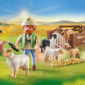 Playmobil 22 dalių kaimo ūkio piemuo + gyvūnai ZA6715 - Image 3