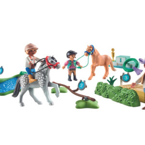 Playmobil 46 dalių „Horses of Waterfall“ jojimo varžybų rinkinys ZA6716 - Image 2