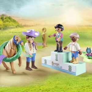 Playmobil 46 dalių „Horses of Waterfall“ jojimo varžybų rinkinys ZA6716 - Image 3