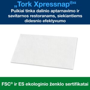 Stalo servetėlės Tork Universal N4 (10840), 1 sluoksnis, baltos spalvos, 225 vnt, (įpak,5vnt) - Image 4