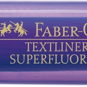 Teksto žymeklis Faber-Castell Superfluorecent, violetinis - Image 3