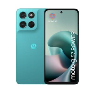 Motorola moto g57 power 17,1 cm (6.72") Dviguba SIM jungtis Android 16.0 5G C tipo USB 12 GB 256 GB 7000 mAh Turkis