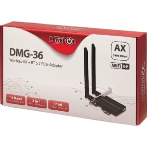 Inter-Tech DMG-36 Vidinis WLAN / Bluetooth 5400 Mbit/ai - Image 3