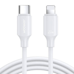 Cable Lightning Type-C 20W 1m Joyroom S-CL020A9 baltos spalvos