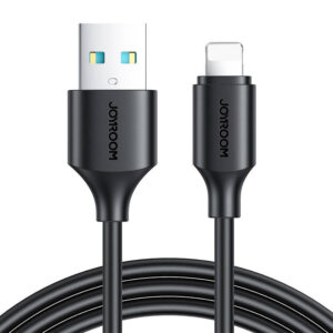 Cable to USB-A / Lightning / 2.4A / 0.25m Joyroom S-UL012A9 juodos spalvos