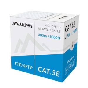 Lanberg LCF5-11CC-0305-S tinklo kabelis Pilka 305 m Cat5e F/UTP (FTP)