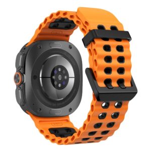 Tech-Protect ICONBAND PRO Samsung Galaxy WATCH ULTRA 1 / 2 2024-2026 (47 MM) ORANŽINIS/JUODAS - Image 2
