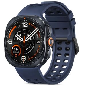 Tech-Protect SILICONE AIR Samsung Galaxy WATCH ULTRA 1 / 2 2024-2026 (47 MM) TAMSIAI MĖLYNA
