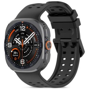 Tech-Protect SILICONE AIR Samsung Galaxy WATCH ULTRA 1 / 2 2024-2026 (47 MM) JUODAS