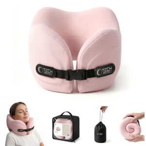 TECH-PROTECT COMFORTREST KELIONINĖ KAKLO PAGALVĖ ROŽINĖ - Image 2