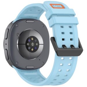 Tech-Protect SILICONE AIR Samsung Galaxy WATCH 8 / 9 / CLASSIC (40 / 44 / 46 MM) ŠVIESIAI MĖLYNAS - Image 2