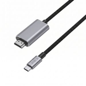 TECH-PROTECT ULTRABOOST KABELIS USB-C Į HDMI 2.1 8K 60HZ 200CM GELEŽIES PILKOS SPALVOS - Image 3