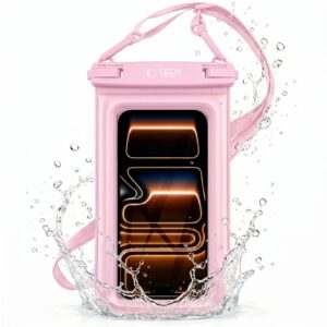 TECH-PROTECT UWC7 UNIVERSALUS VANDENIUI ATSPARUS PLŪDURIUOJANTIS DĖKLAS 6.9 COLIO ROŽINIS - Image 3