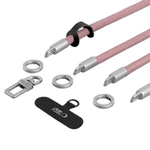 TECH-PROTECT C10S ROPE CROSSBODY & WRIST DUSTY ROSE/TITANIUM - Image 3