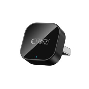 TECH-PROTECT ULTRABOOST CA01 APPLE CARPLAY / ANDROID AUTO ADAPTERIS USB BLUETOOTH 5.4 MATINĖ JUODA - Image 2