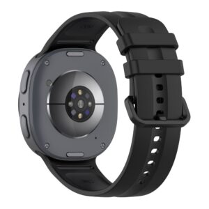 TECH-PROTECT SILICONE EVO SAMSUNG GALAXY WATCH 8 / 9 / CLASSIC (40 / 44 / 46 MM) JUODAS - Image 2