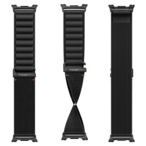Spigen WBF1 DIRŽELIS Samsung Galaxy WATCH 8 / 9 / CLASSIC (40 / 44 / 46 MM) JUODAS - Image 3