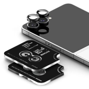 FOTOAPARATO APSAUGINIS RĖMELIS RINGKE CAMERA FRAME 2-PACK Samsung Galaxy Z FLIP 8 BLACK - Image 3