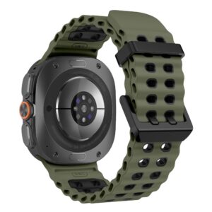 Tech-Protect ICONBAND PRO Samsung Galaxy WATCH ULTRA 1 / 2 2024-2026 (47 MM) KARINIŠKAI ŽALIA/JUODA - Image 2
