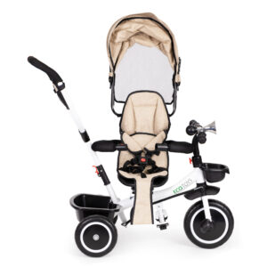 Triratis su 360' besisukančia sėdyne ECOTOYS smėlio spalvos - Image 3