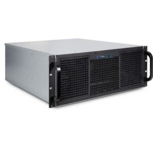 Inter-Tech 4U 40248 Stovas Juoda, Pilka - Image 1