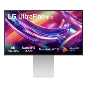 LCD monitorius|LG|32 "|6144 x 3456 pikselių|6K Ultra HD|Natyvus kraštinių santykis 16:9|LCD|Plokščias|32U990A-S - Image 1