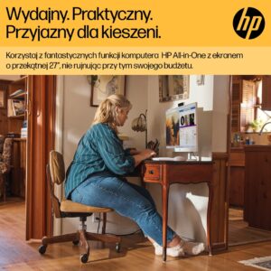 HP 27-cr0204nw AMD Ryzen™ 7 7730U 68,6 cm (27") 1920 × 1080 px All-in-One kompiuteris 16 GB DDR4-SDRAM 512 GB SSD Free DOS Wi-Fi 6 (802.11ax) Baltas - Image 3